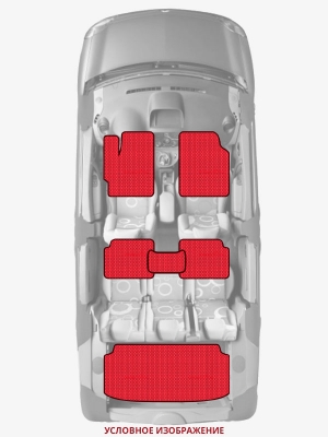 ЭВА коврики «Queen Lux» комплект для Toyota Scepter